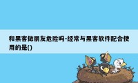 和黑客做朋友危险吗-经常与黑客软件配合使用的是()