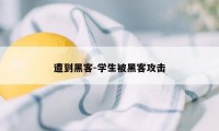 遭到黑客-学生被黑客攻击