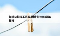 ip端口扫描工具安卓版-iPhone端口扫描