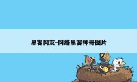 黑客网友-网络黑客帅哥图片